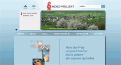 Desktop Screenshot of menz-projekt.ch